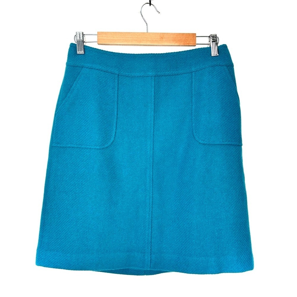 Talbots | Teal Wool Pencil Skirt Size 6